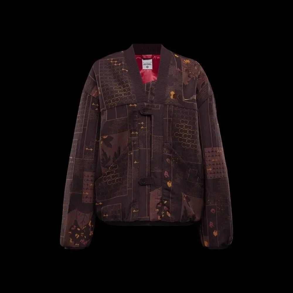 Nike Naomi Osaka Jacquard Jacket FV7795‑652 Women’s Medium Burgundy Crush $300